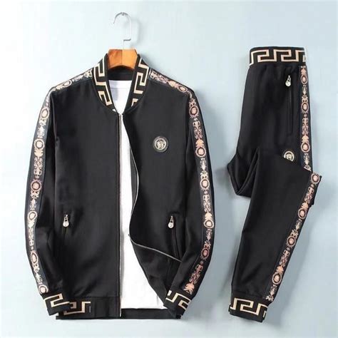 versus versace jacket mens|versace tracksuit men's.